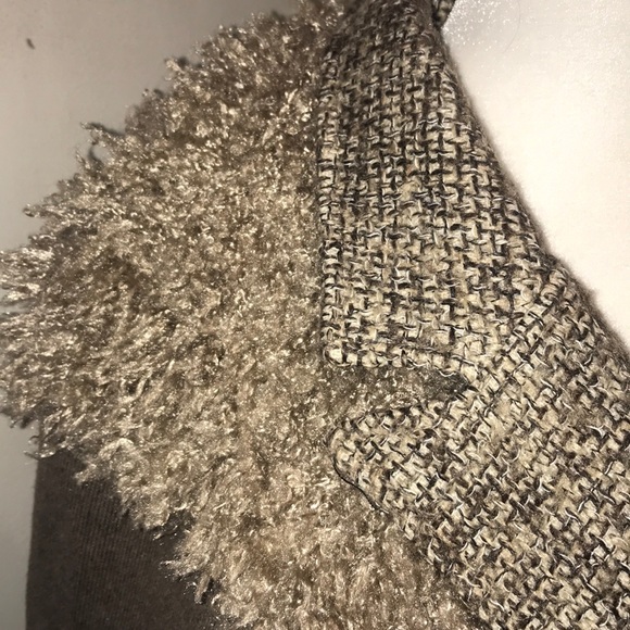 “FARINELLI ” Fibre Art and Brown Tweed Coat . - Picture 4 of 15